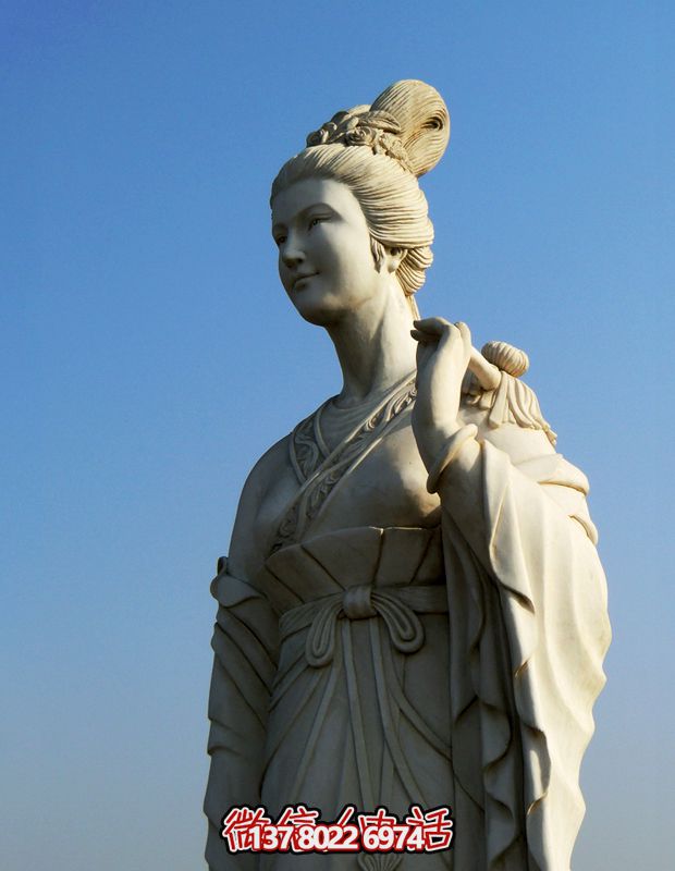 花神傳說——古代美女龐蘇漢雕像 花神傳說——古代美女龐蘇漢雕像