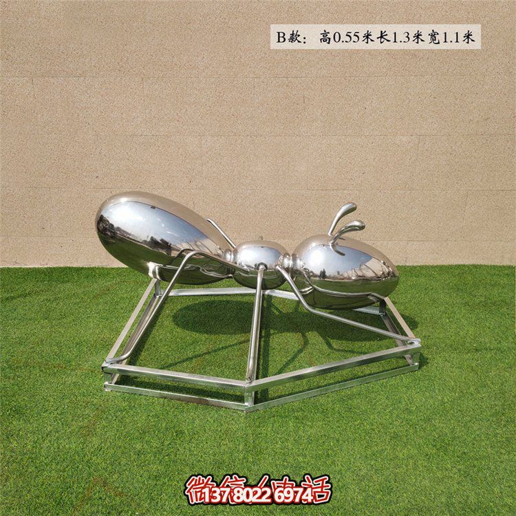 不銹鋼螞蟻雕塑，讓你的小區(qū)、公園、草坪更具特色