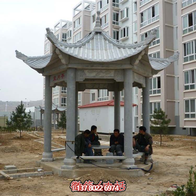 古典風(fēng)情涼亭，點(diǎn)綴小區(qū)廣場，讓您休閑身心