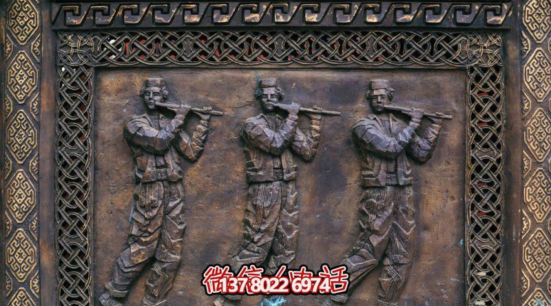 精美銅制人物吹奏笛子浮雕雕塑 精美銅制人物吹奏笛子浮雕雕塑