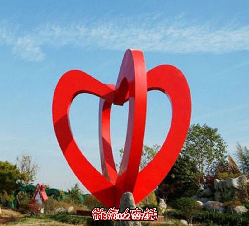 不銹鋼愛(ài)心雕塑給你的戶外空間一個(gè)創(chuàng)意抽象的紅色愛(ài)心 不銹鋼愛(ài)心雕塑給你的戶外空間一個(gè)創(chuàng)意抽象的紅色愛(ài)心