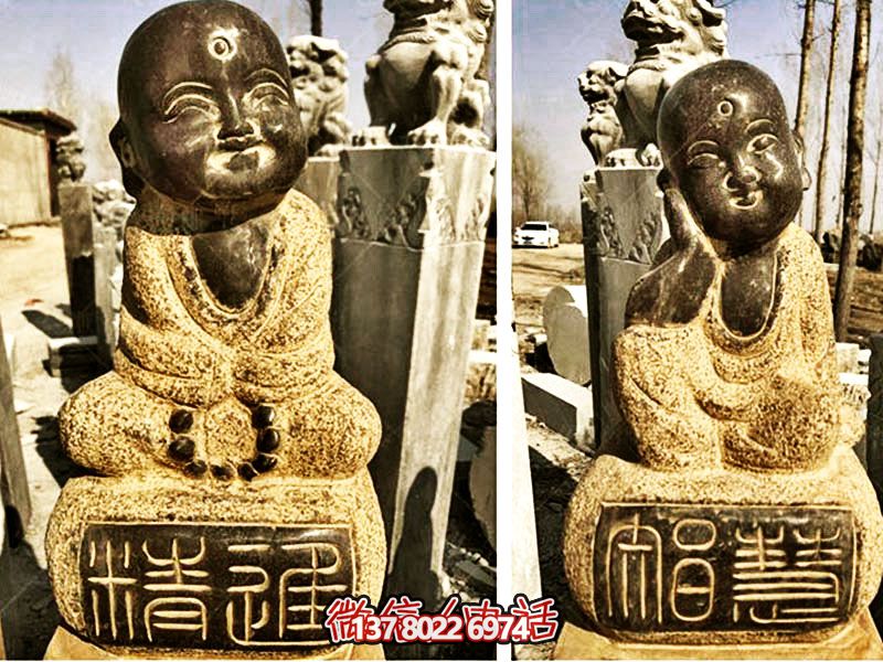 砂巖小和尚拴馬柱雕塑——享受佛教藝術(shù)的美好 砂巖小和尚拴馬柱雕塑——享受佛教藝術(shù)的美好