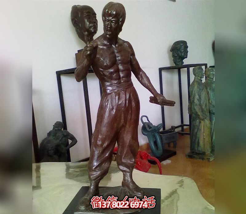 傳奇影星李小龍銅雕雕塑 傳奇影星李小龍銅雕雕塑