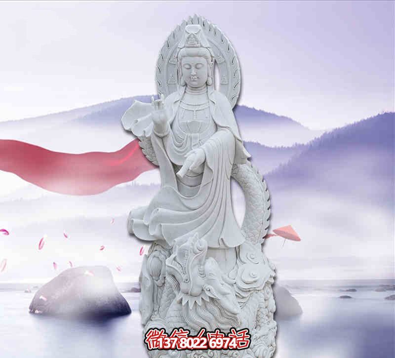 漢白玉大型觀音菩薩雕塑 漢白玉大型觀音菩薩雕塑