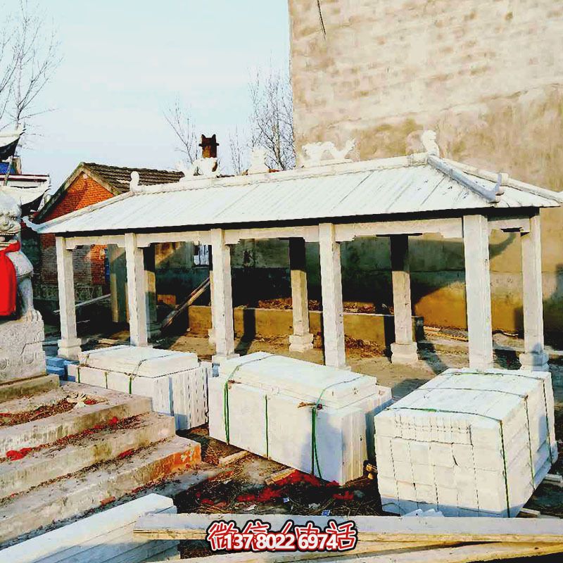 古典青石仿古建長廊涼亭 古典青石仿古建長廊涼亭