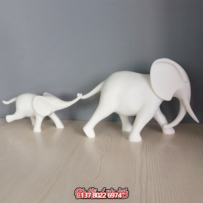 室內(nèi)漢白玉小象拉著大象石雕雕塑 室內(nèi)漢白玉小象拉著大象石雕雕塑