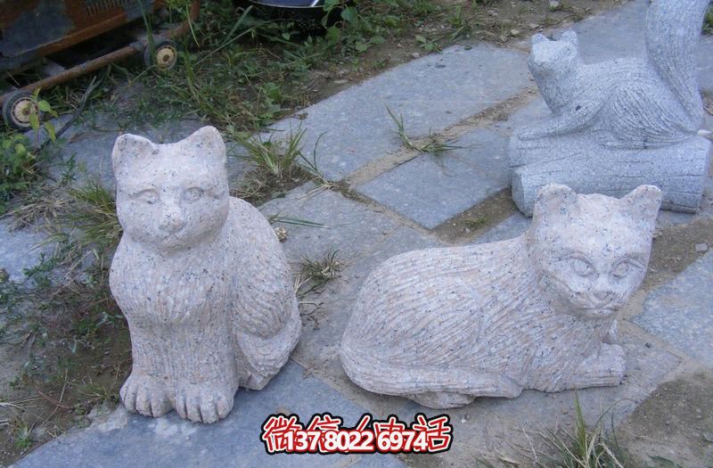 室外裝飾大理石石雕臥著貓雕塑 室外裝飾大理石石雕臥著貓雕塑