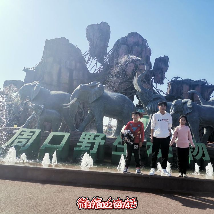 美麗的戶外玻璃鋼雕塑，引領景觀主題