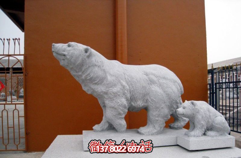 創(chuàng)意北極熊玻璃鋼雕塑 創(chuàng)意北極熊玻璃鋼雕塑