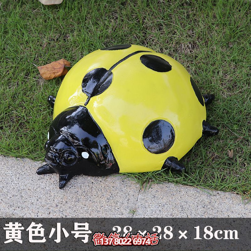 小號(hào)黃色玻璃鋼瓢蟲(chóng)雕塑 小號(hào)黃色玻璃鋼瓢蟲(chóng)雕塑