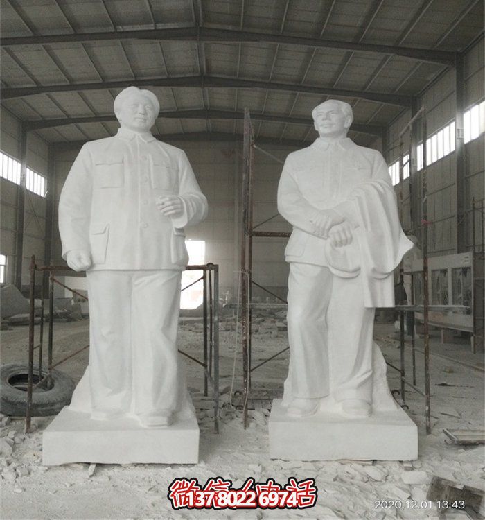 毛澤東偉人雕像，大型漢白玉雕刻，適宜于廣場等場所