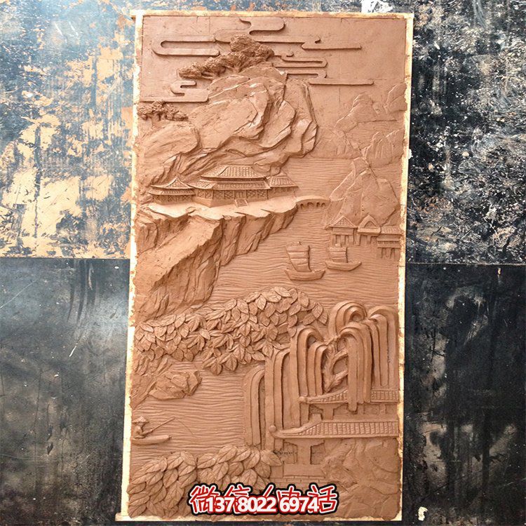 中式大理石浮雕壁畫(huà)雕塑，為景區(qū)園林室外擺放而制