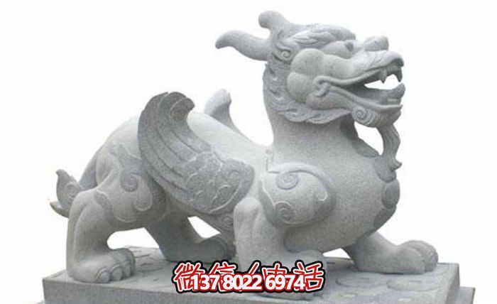 漢白玉石雕貔貅雕塑——美麗傳統(tǒng)文化的體現(xiàn) 漢白玉石雕貔貅雕塑——美麗傳統(tǒng)文化的體現(xiàn)