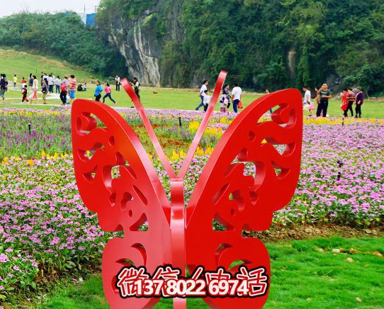 玻璃鋼校園雕塑抽象蝴蝶 玻璃鋼校園雕塑抽象蝴蝶