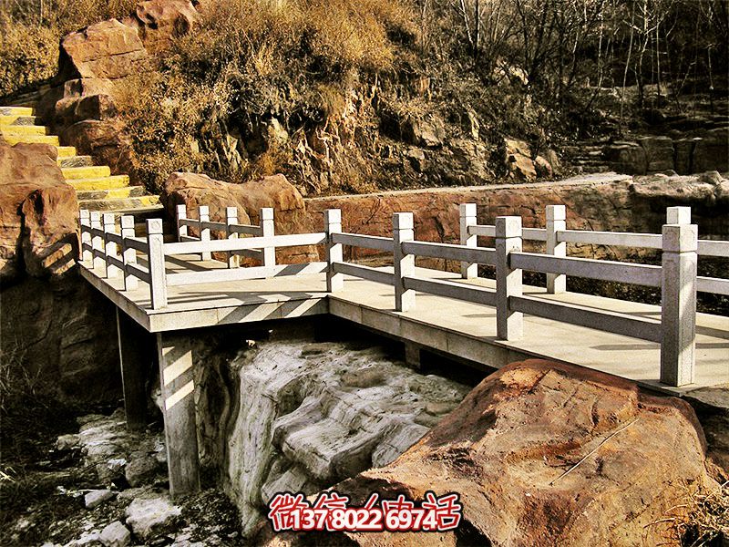 簡(jiǎn)易花崗巖小石橋欄桿 簡(jiǎn)易花崗巖小石橋欄桿