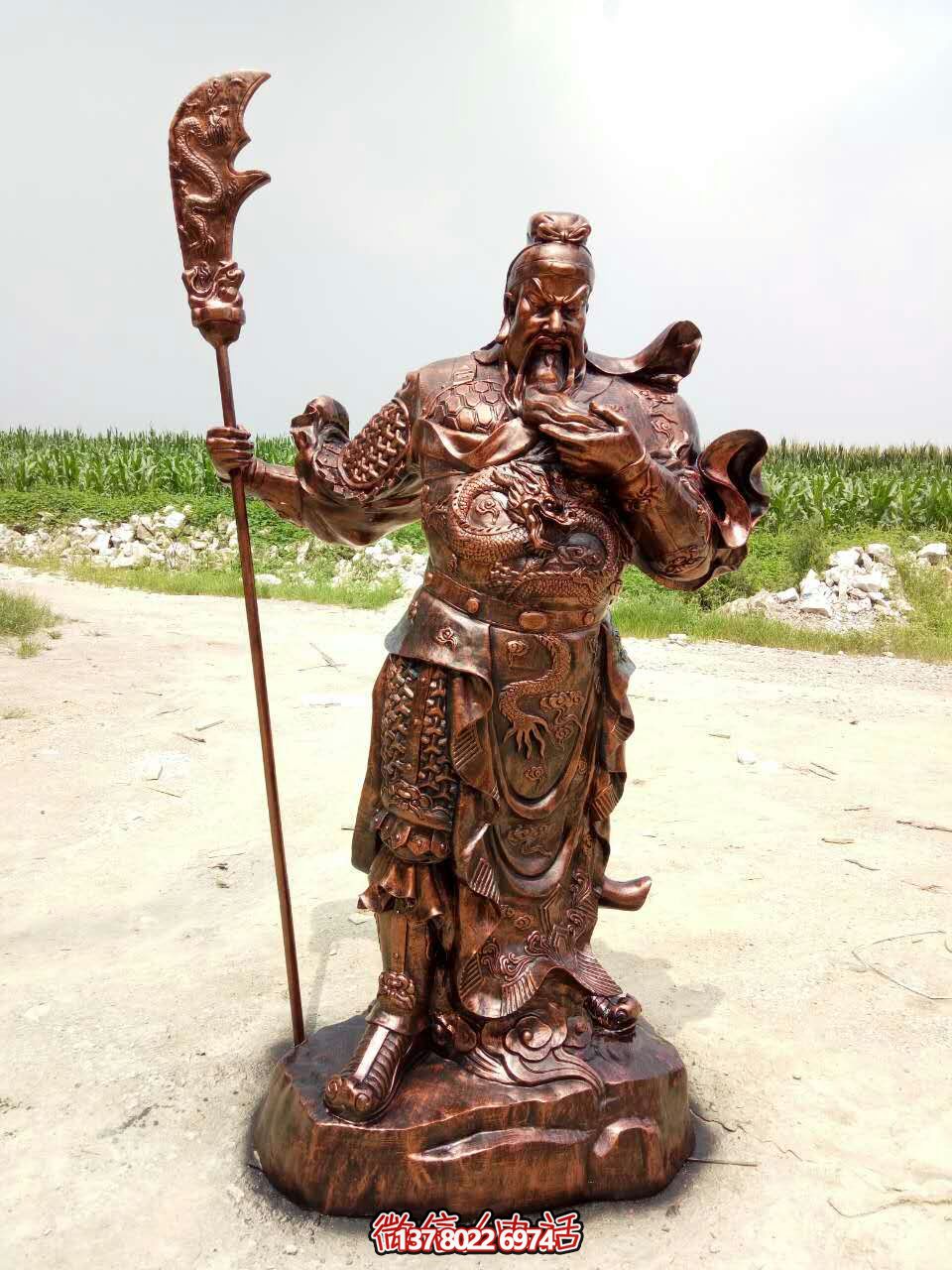 品質(zhì)精良的關(guān)公戶外銅雕雕塑 品質(zhì)精良的關(guān)公戶外銅雕雕塑