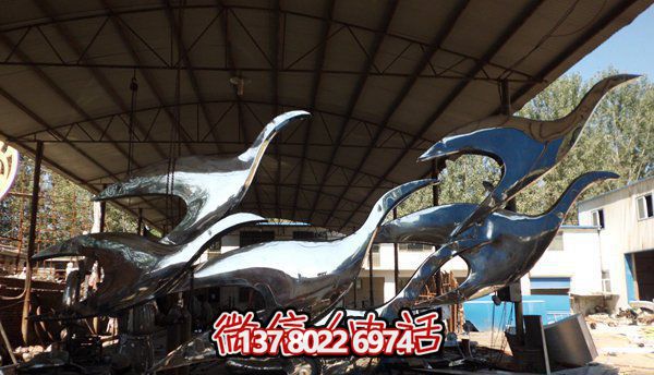 不銹鋼大雁雕塑 不銹鋼大雁雕塑