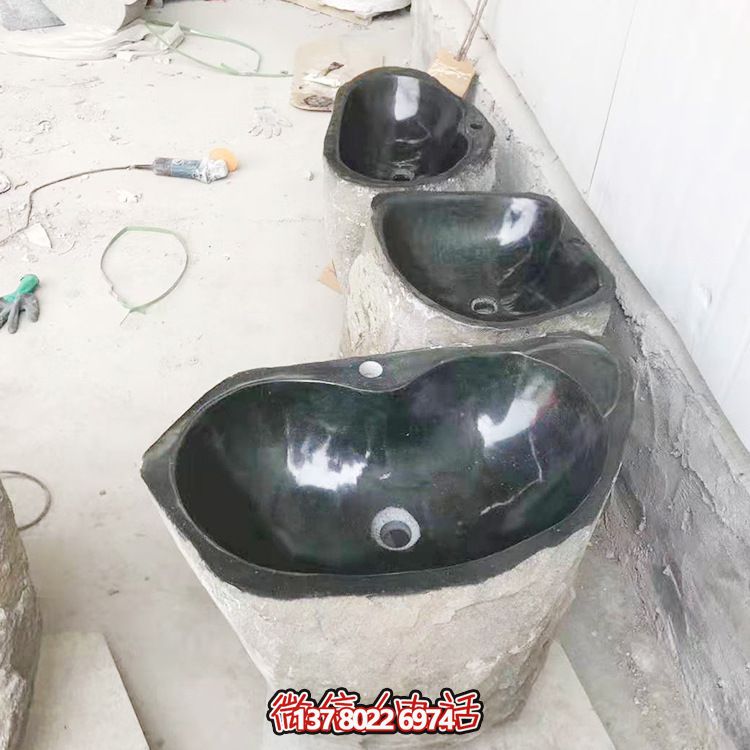 手工定制青石仿古魚缸花盆景觀石雕花雕刻盆擺件花缽雕塑 手工定制青石仿古魚缸花盆景觀石雕花雕刻盆擺件花缽雕塑