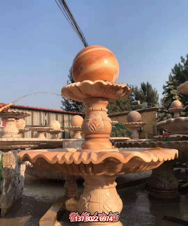 以紅色晚霞為藝術(shù)背景的風(fēng)水雕塑景觀別墅 以紅色晚霞為藝術(shù)背景的風(fēng)水雕塑景觀別墅