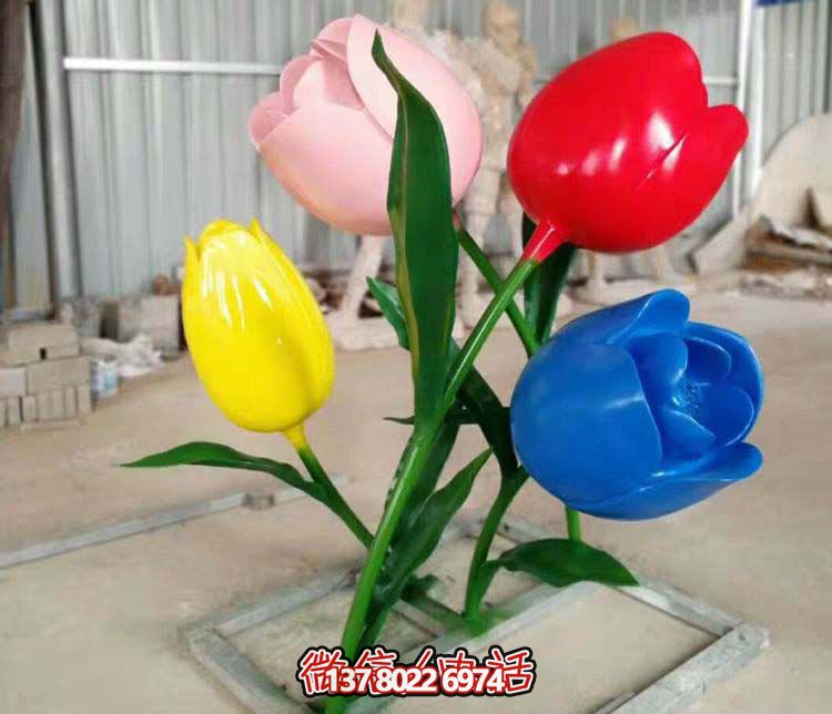 絢麗彩色不銹鋼室內(nèi)景區(qū)噴漆花朵雕塑 絢麗彩色不銹鋼室內(nèi)景區(qū)噴漆花朵雕塑