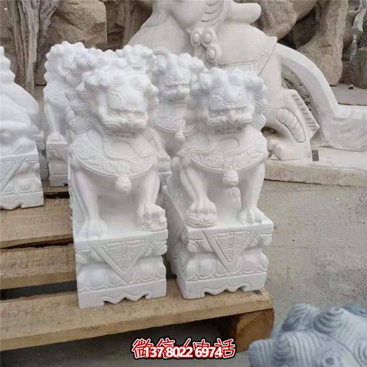 門(mén)口酒店大型石雕鎮(zhèn)宅招財(cái)獅子雕塑
