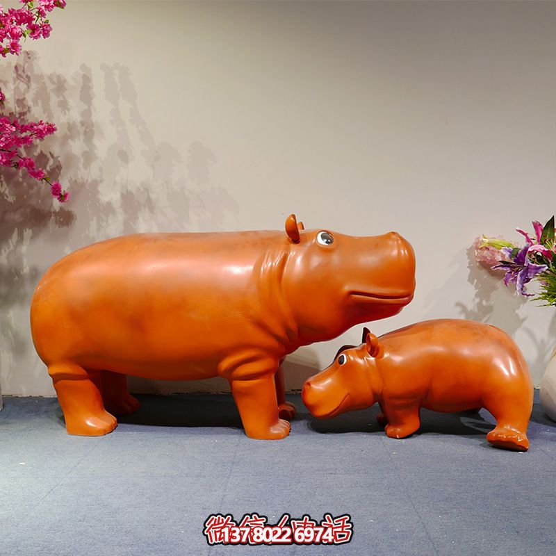 公園里擺放的一大一小的玻璃鋼創(chuàng)意海馬雕塑 公園里擺放的一大一小的玻璃鋼創(chuàng)意海馬雕塑