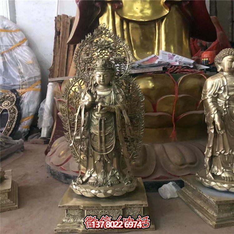 景區(qū)寺廟供奉佛像三圣雕塑 景區(qū)寺廟供奉佛像三圣雕塑