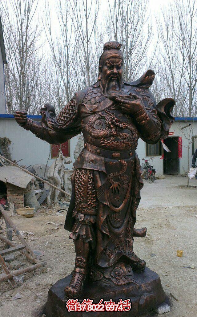 玻璃鋼仿銅戶外景區(qū)關公雕塑 玻璃鋼仿銅戶外景區(qū)關公雕塑