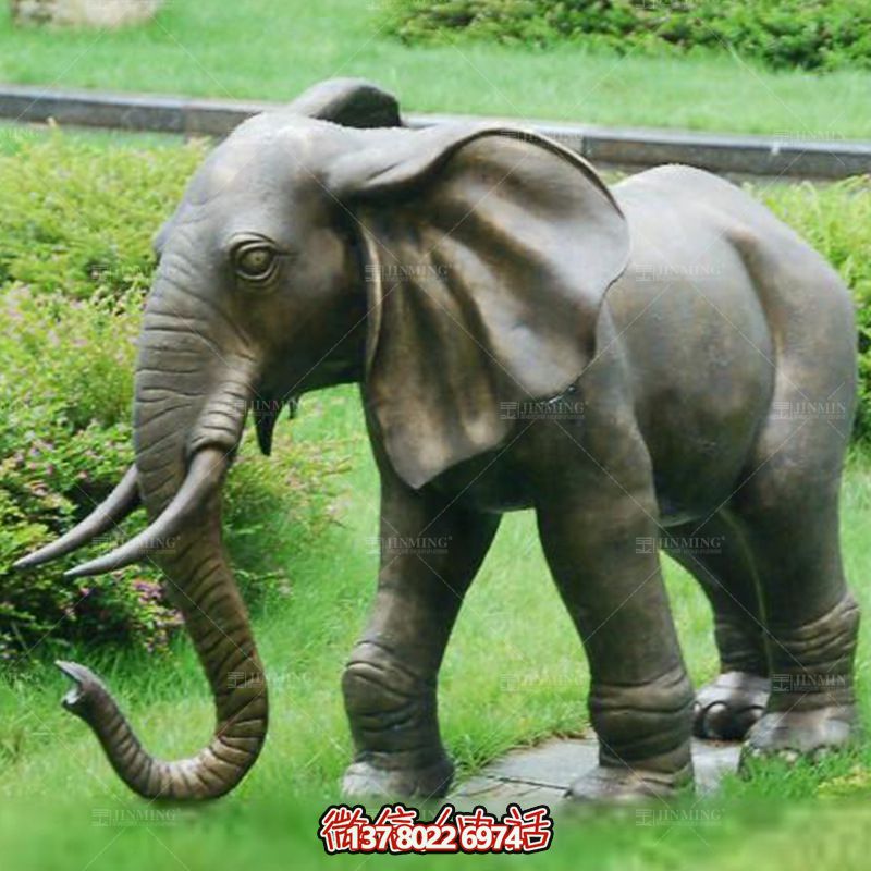 大型仿真戶(hù)外園林景觀玻璃鋼大象雕塑 大型仿真戶(hù)外園林景觀玻璃鋼大象雕塑
