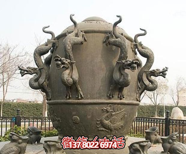 花園庭院創(chuàng)意不銹鋼做舊地動(dòng)儀雕塑 花園庭院創(chuàng)意不銹鋼做舊地動(dòng)儀雕塑