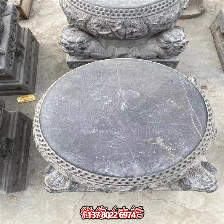 大理石石雕園林景觀(guān)園林大型庭院石桌擺件