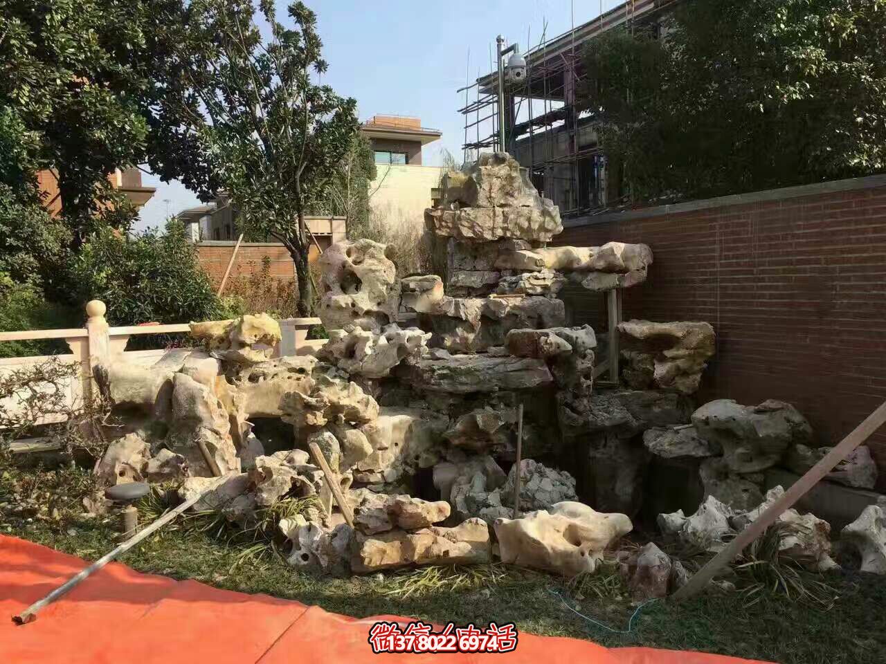 庭院別墅靈璧石假山景觀 庭院別墅靈璧石假山景觀