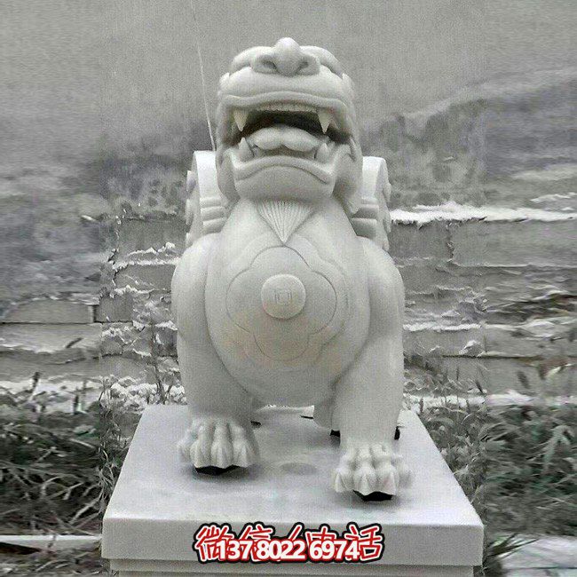 戶(hù)外廣場(chǎng)大型景觀大理石石雕招財(cái)貔貅雕塑 戶(hù)外廣場(chǎng)大型景觀大理石石雕招財(cái)貔貅雕塑