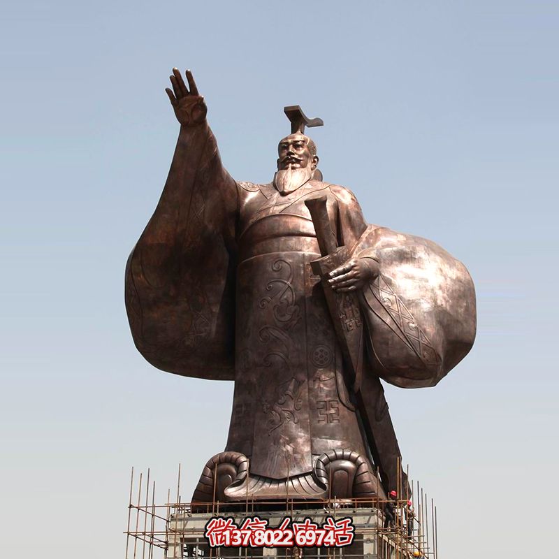 大型景區(qū)歷史名人秦始皇銅雕景觀塑像 大型景區(qū)歷史名人秦始皇銅雕景觀塑像