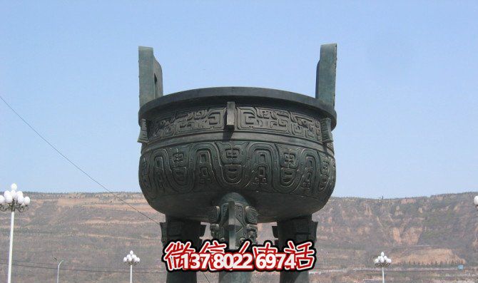 廣場創(chuàng)意青銅鼎雕塑 廣場創(chuàng)意青銅鼎雕塑