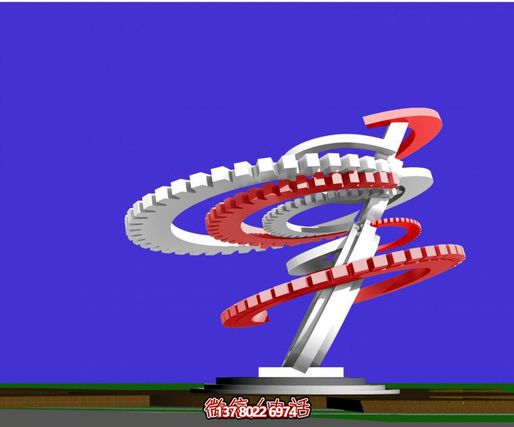 工業(yè)發(fā)展蒸蒸日上的大型不銹鋼雕塑 工業(yè)發(fā)展蒸蒸日上的大型不銹鋼雕塑