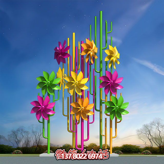 風花趣境:不銹鋼網紅景觀的活力綻放  風花趣境:不銹鋼網紅景觀的活力綻放