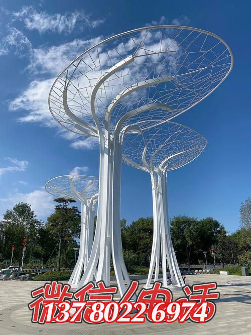 蒼穹之樹(shù) —— 不銹鋼戶(hù)外景觀雕塑 蒼穹之樹(shù) —— 不銹鋼戶(hù)外景觀雕塑
