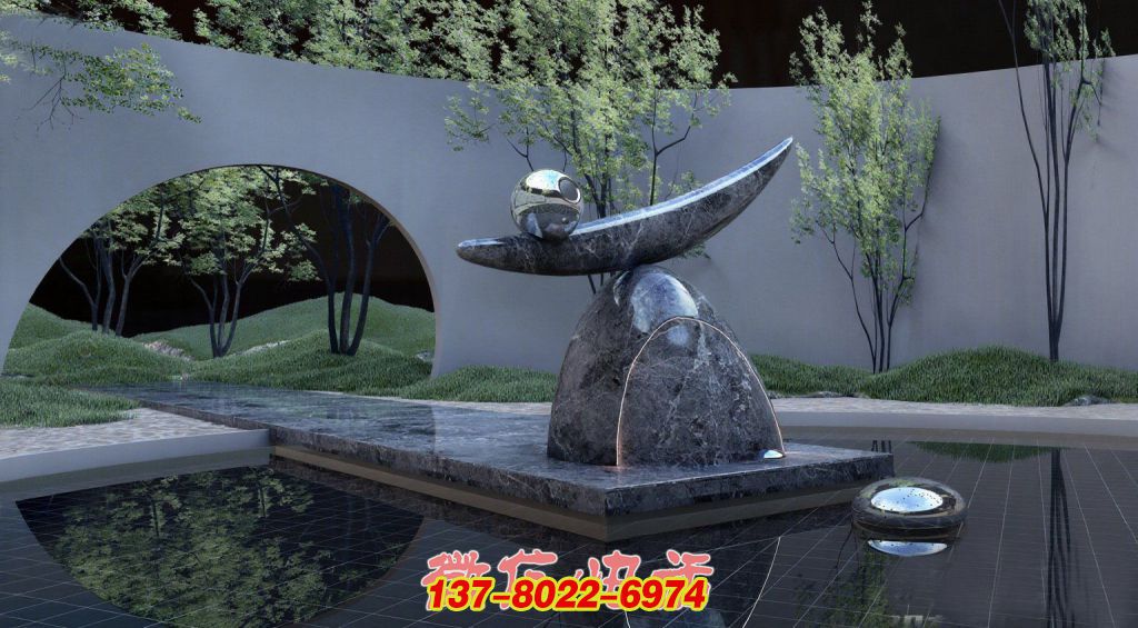 石與鋼的協(xié)奏 —— 平衡之境景觀雕塑 石與鋼的協(xié)奏 —— 平衡之境景觀雕塑