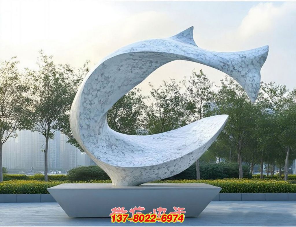 銀波躍影 —— 城市水岸的不銹鋼魚之舞 銀波躍影 —— 城市水岸的不銹鋼魚之舞