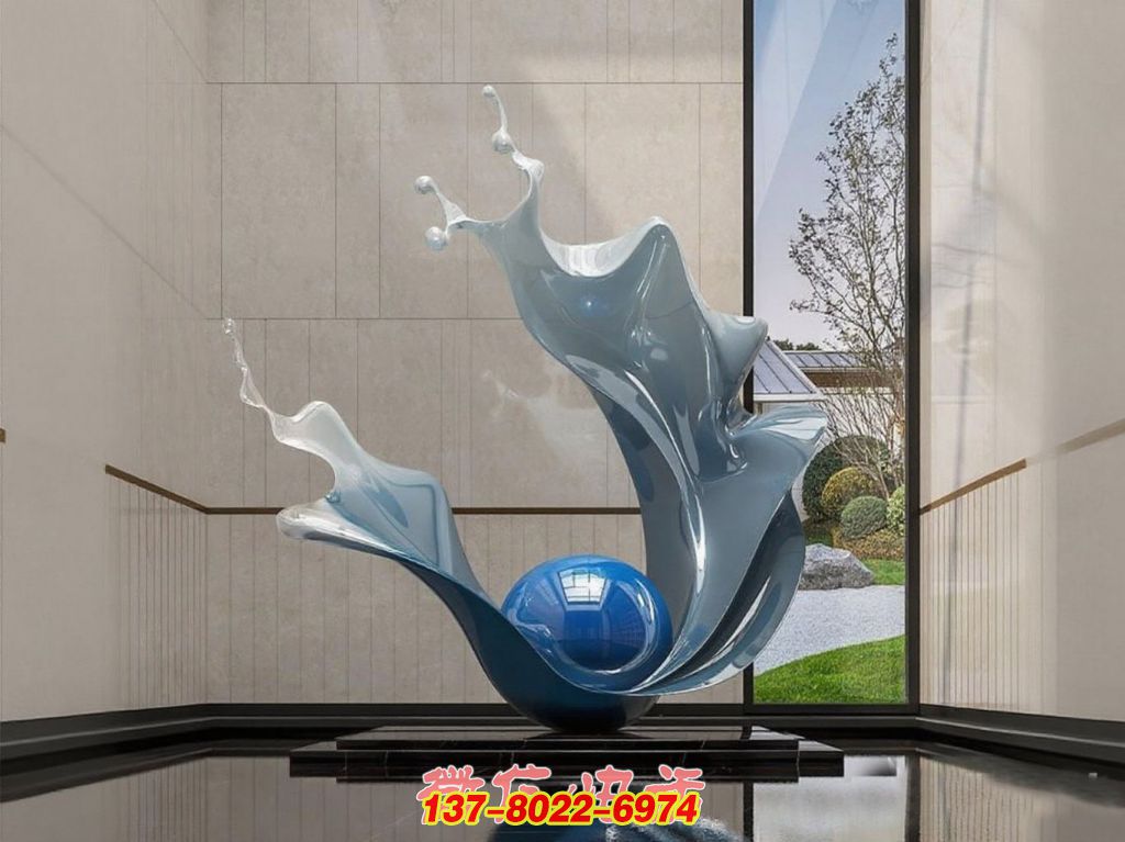 靈動(dòng)水滴:不銹鋼演繹的抽象景觀韻律之舞 靈動(dòng)水滴:不銹鋼演繹的抽象景觀韻律之舞