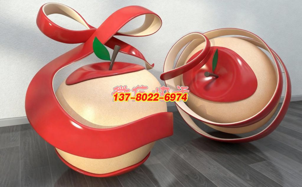 “蘋” 添藝術(shù)感 —— 玻璃鋼水果景觀雕塑 “蘋” 添藝術(shù)感 —— 玻璃鋼水果景觀雕塑