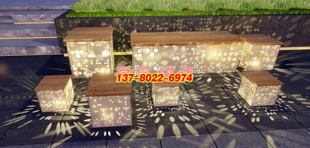 星影律動 —— 不銹鋼坐凳景觀雕塑 星影律動 —— 不銹鋼坐凳景觀雕塑