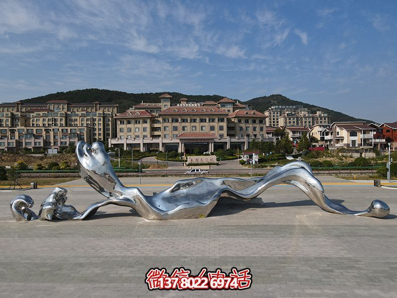 精美不銹鋼浪花藝術(shù)擺件 精美不銹鋼浪花藝術(shù)擺件