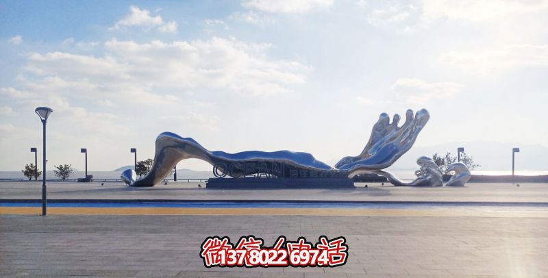 不銹鋼浪花景觀雕塑 不銹鋼浪花景觀雕塑