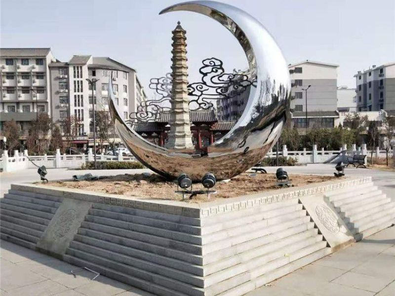 鏡面不銹鋼雕塑 鏡面不銹鋼雕塑